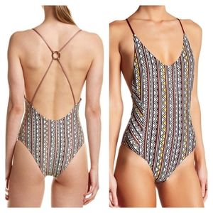 Dolce Vita Tribal Trance Crossback One-piece Swimsuit